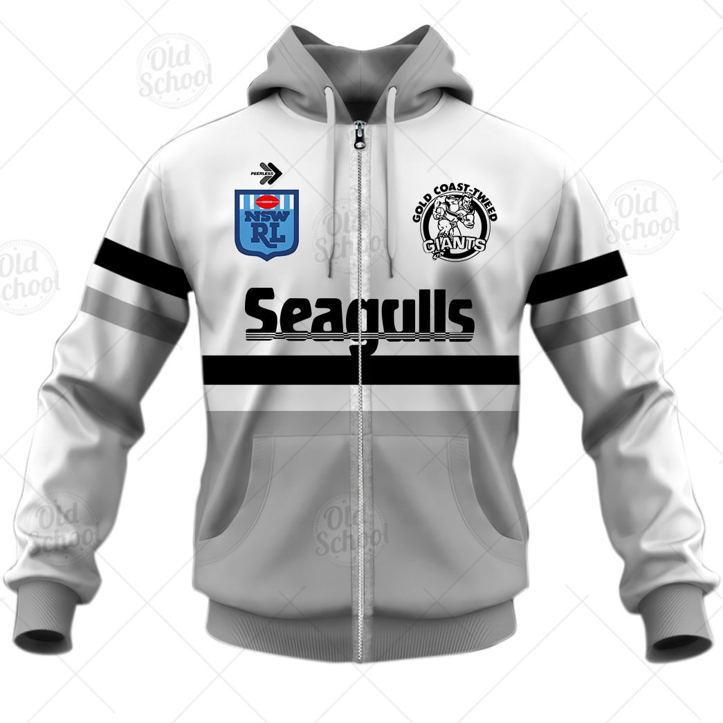 Personalise Gold Coast Giants NRL Vintage 1988 1989 Away Jersey GearShop
