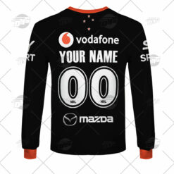 NRL New Zealand Warriors Custom Name Number 2022 Indigenous Fishing Jersey  T-Shirt